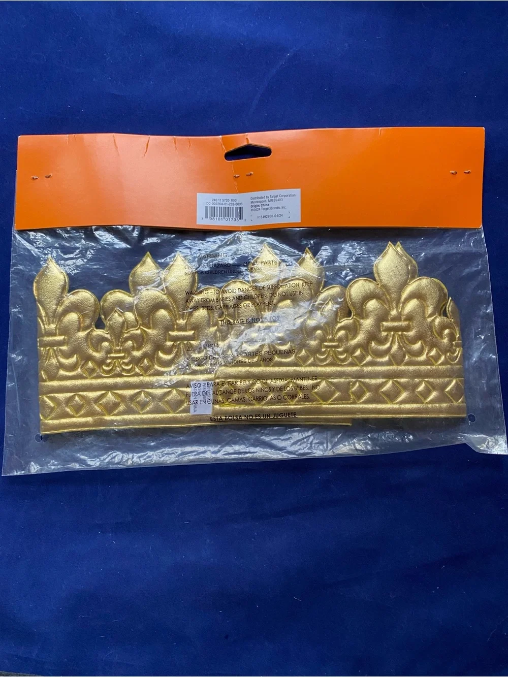 New Hyde & Eek! Halloween King’s Gold Crown for Kids One Size